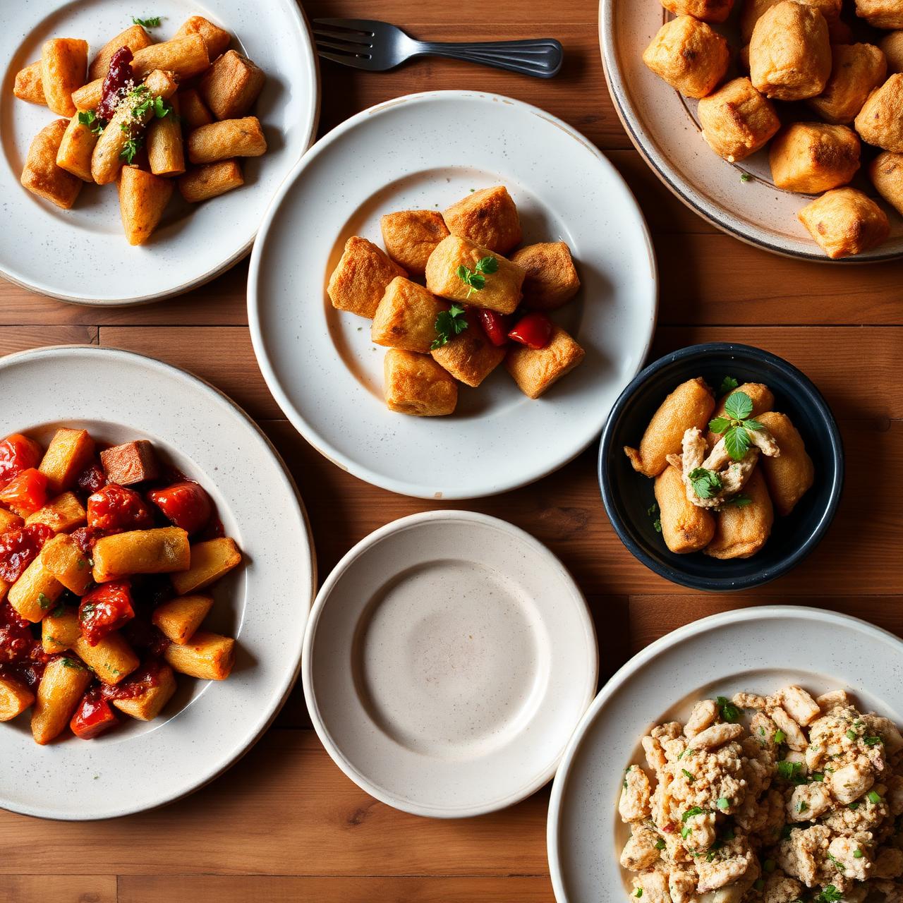 Tapas y raciones variadas